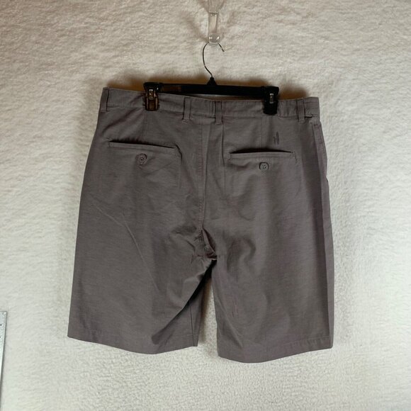 Johnnie O Wyatt Performance Men's Gray Chino Golf Steel Shorts Size 38 9000 - Picture 5 of 10